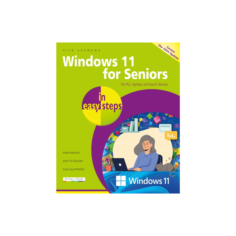 Produktbild för Windows 11 for Seniors in easy steps (häftad, eng)