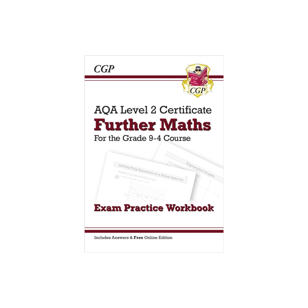 Produktbild för AQA Level 2 Certificate in Further Maths: Exam Practice Workbook (includes Answers) (häftad, eng)