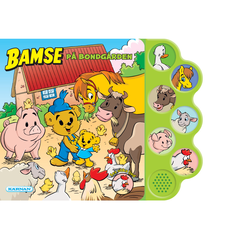 Produktbild för Bamse på bondgården (bok, board book)