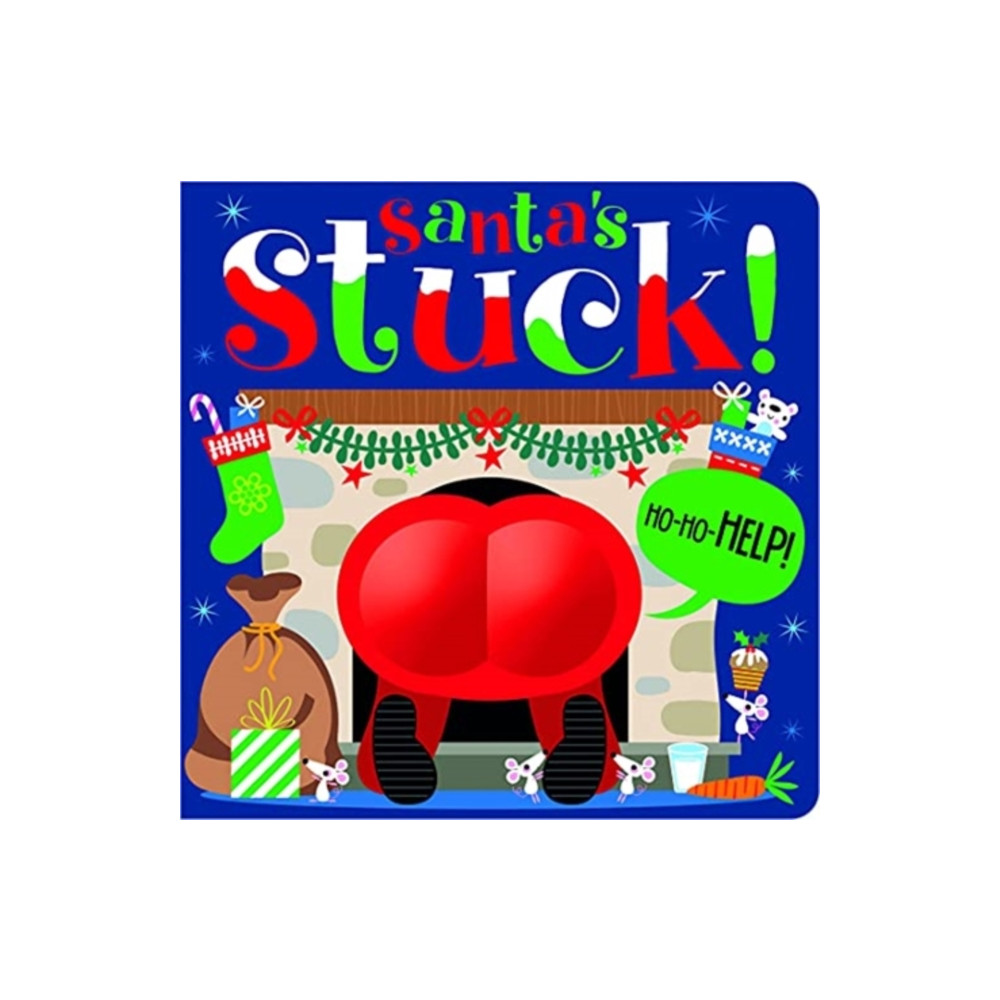 Produktbild för Santa's Stuck! (bok, board book, eng)