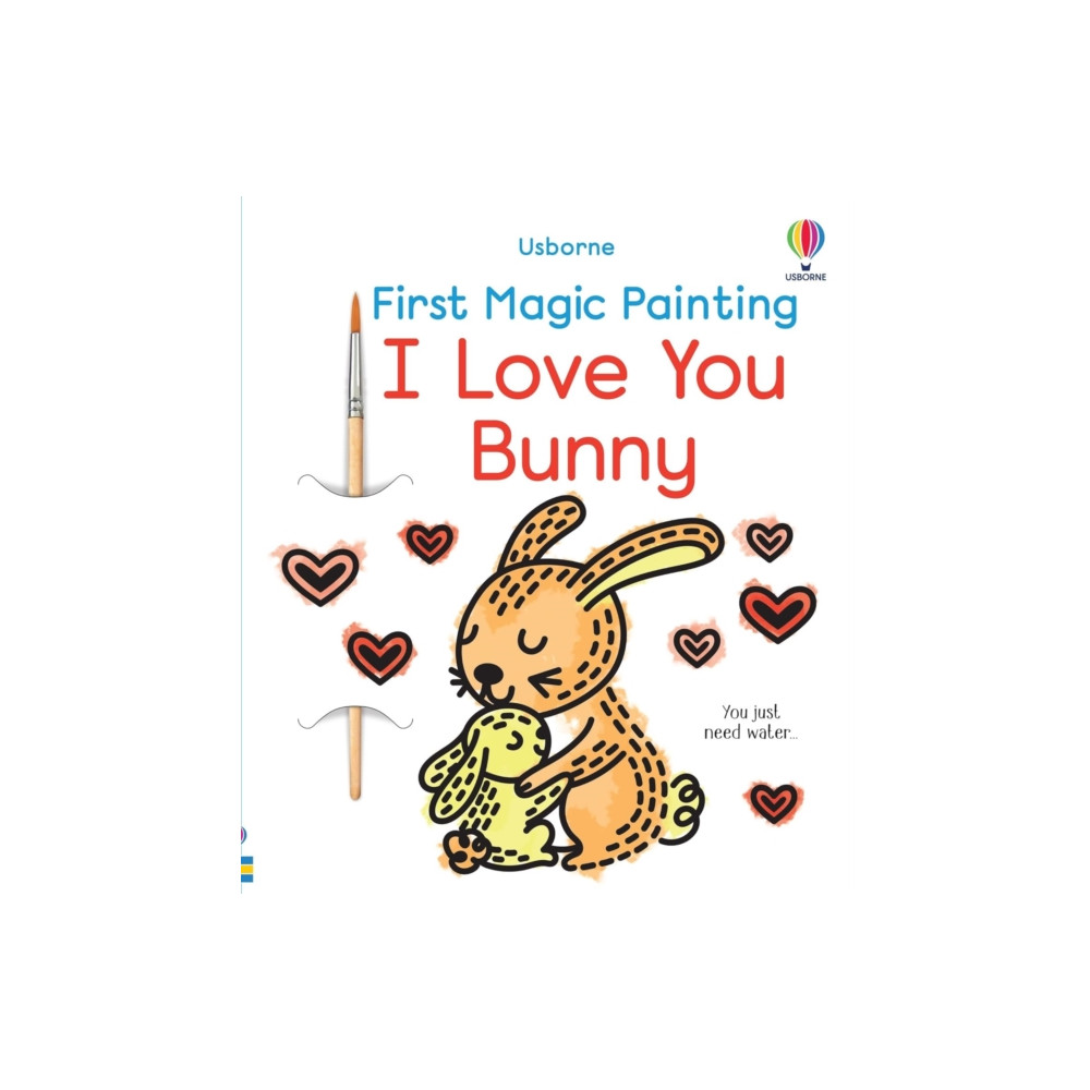 Produktbild för First Magic Painting I Love You Bunny (häftad, eng)