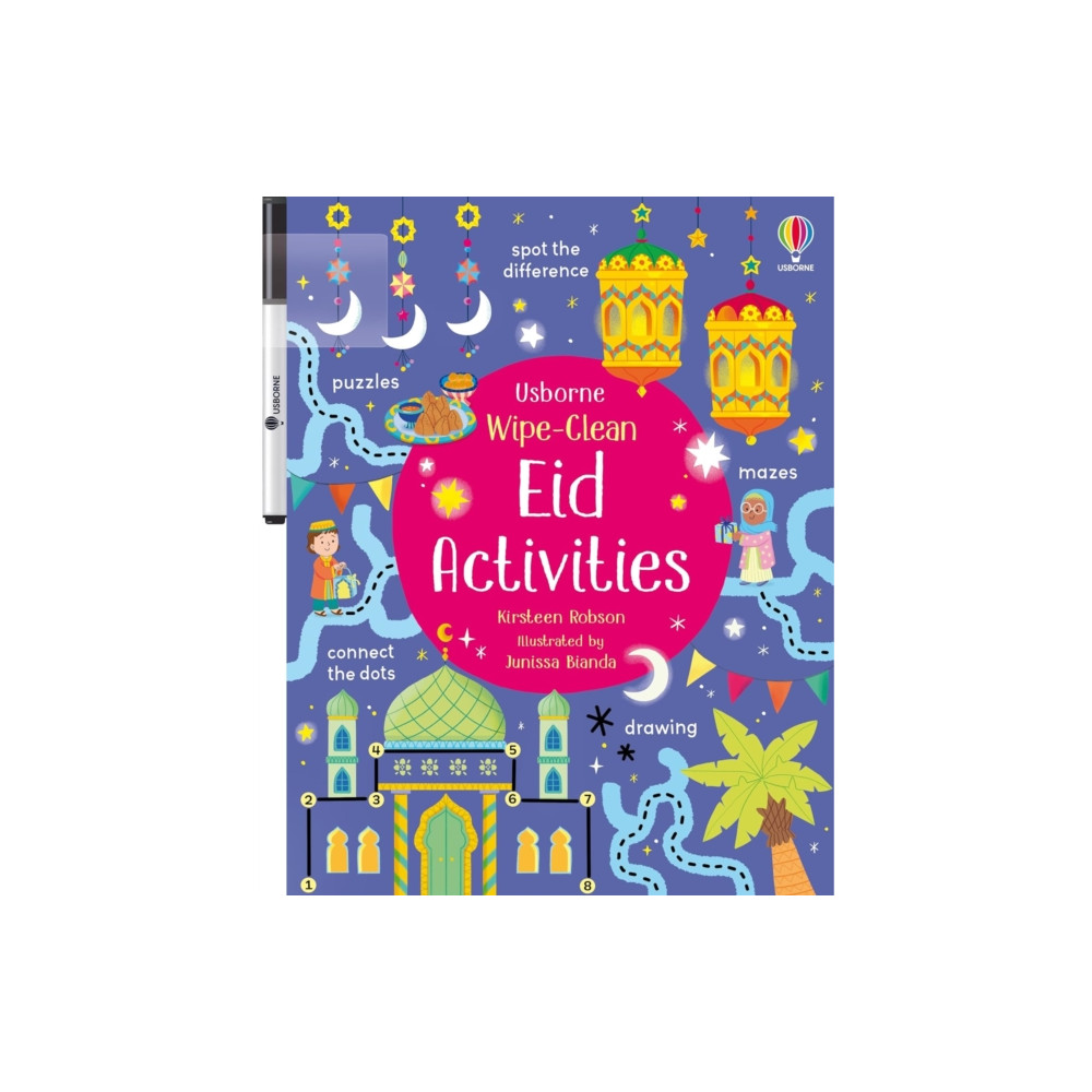 Produktbild för Wipe-Clean Eid Activities (häftad, eng)