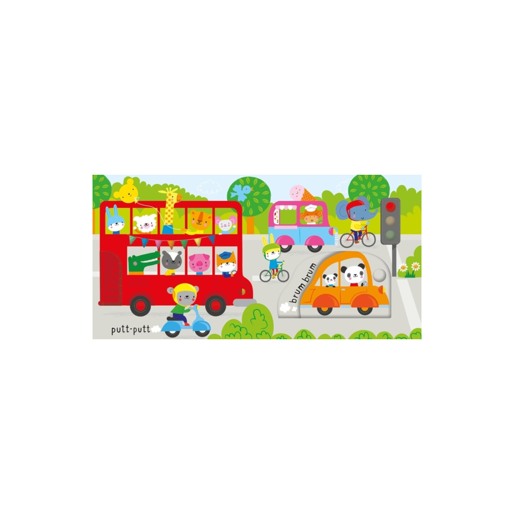 Produktbild för Slide and See Things That Go (bok, board book, eng)