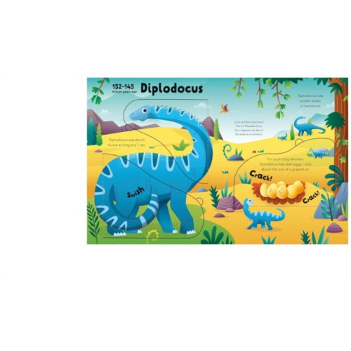 Usborne Publishing Ltd Great Big Dinosaurs (with great big flaps) (bok, board book, eng)