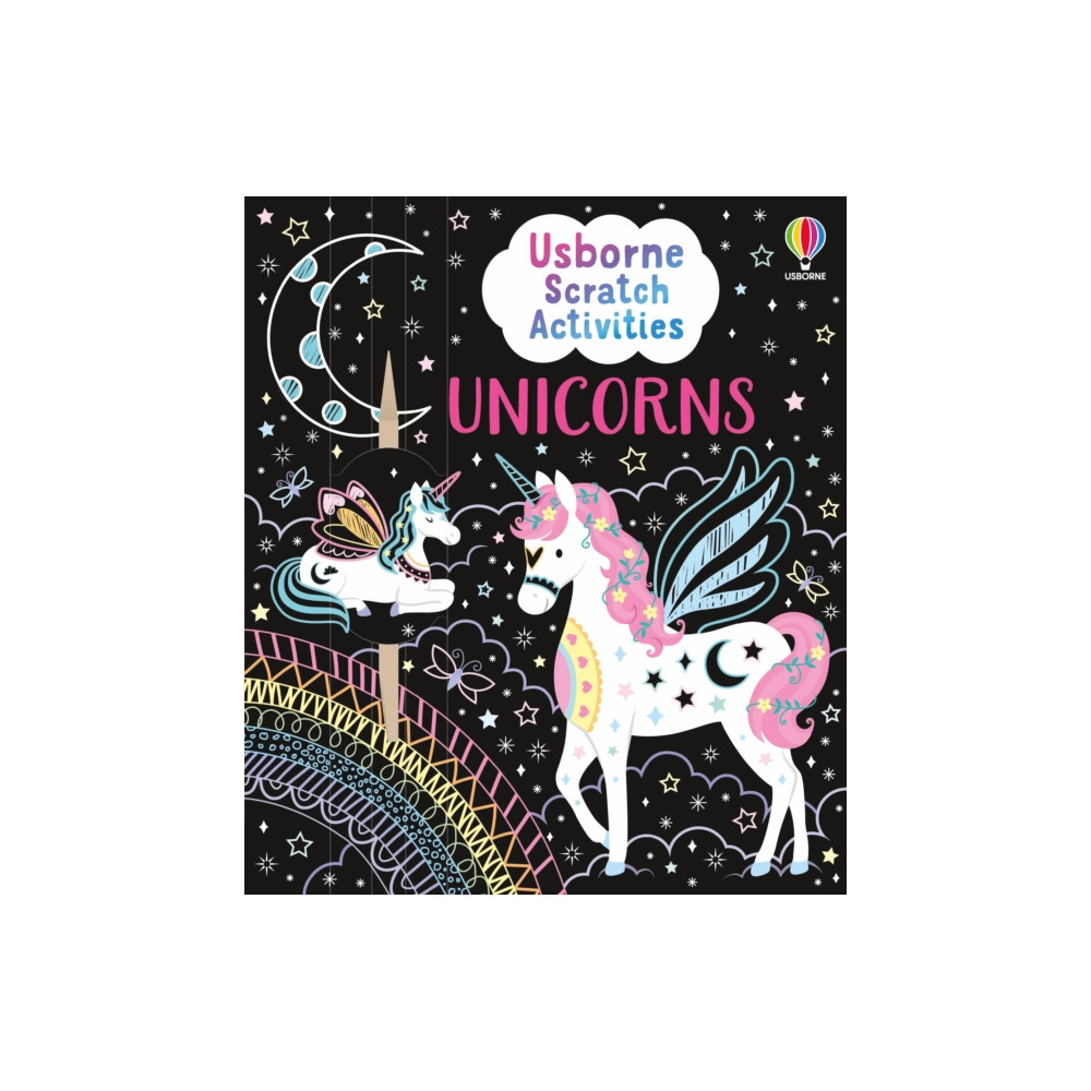 Produktbild för Usborne Scratch Activities Unicorns (häftad, eng)