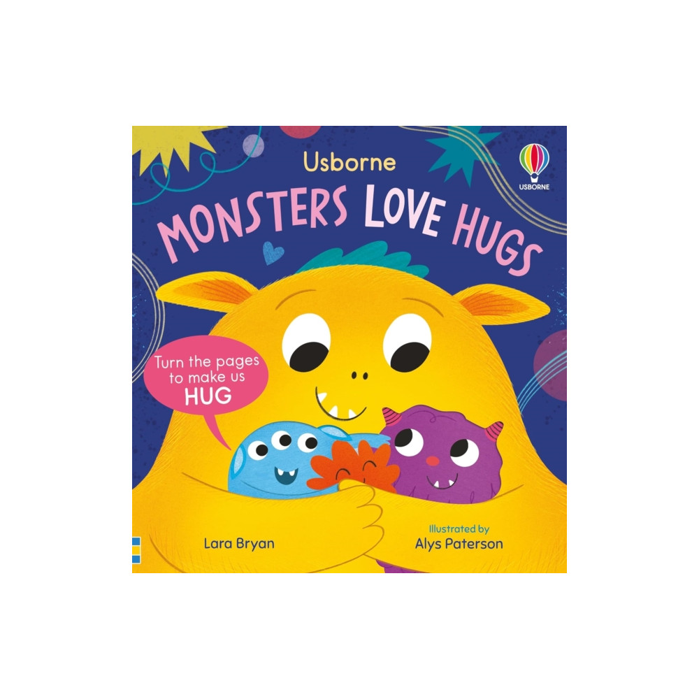 Produktbild för Monsters Love Hugs (bok, board book, eng)