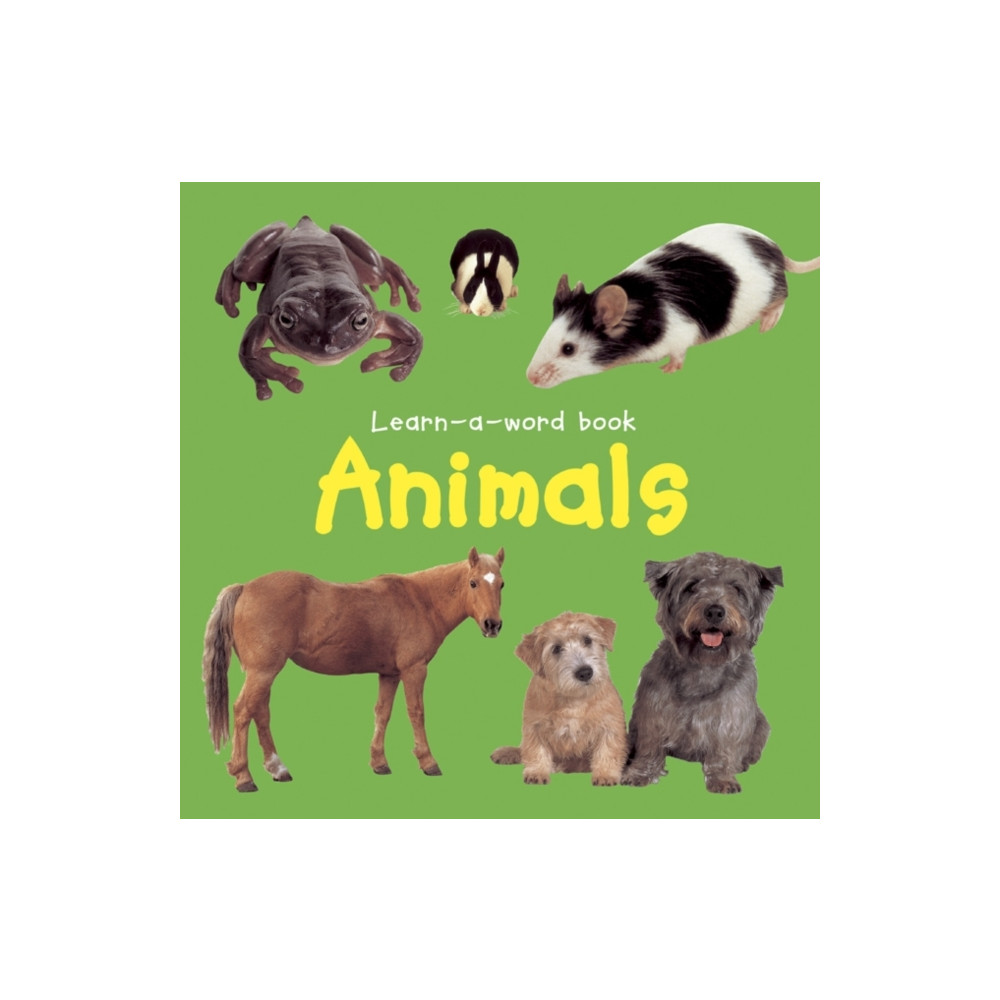 Produktbild för Learn-a-word Book: Animals (bok, board book, eng)