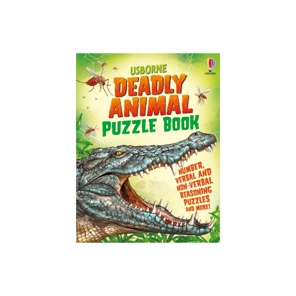 Produktbild för Deadly Animals Puzzle Book (häftad, eng)