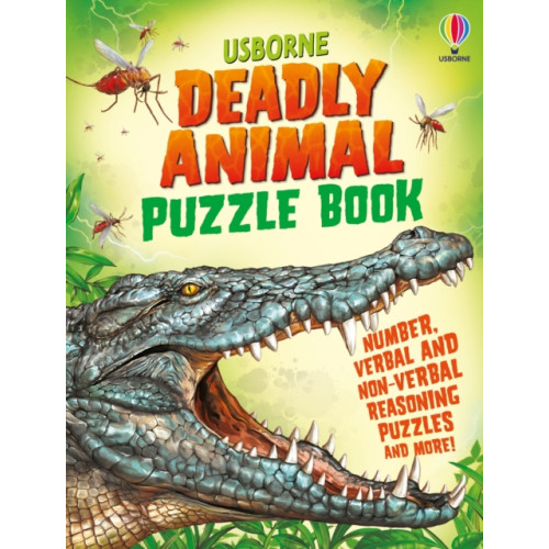 Usborne Publishing Ltd Deadly Animals Puzzle Book (häftad, eng)
