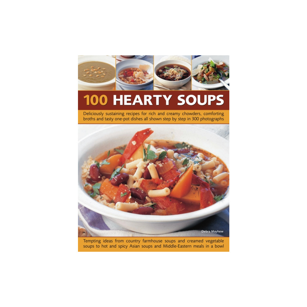 Produktbild för 100 Hearty Soups (häftad, eng)