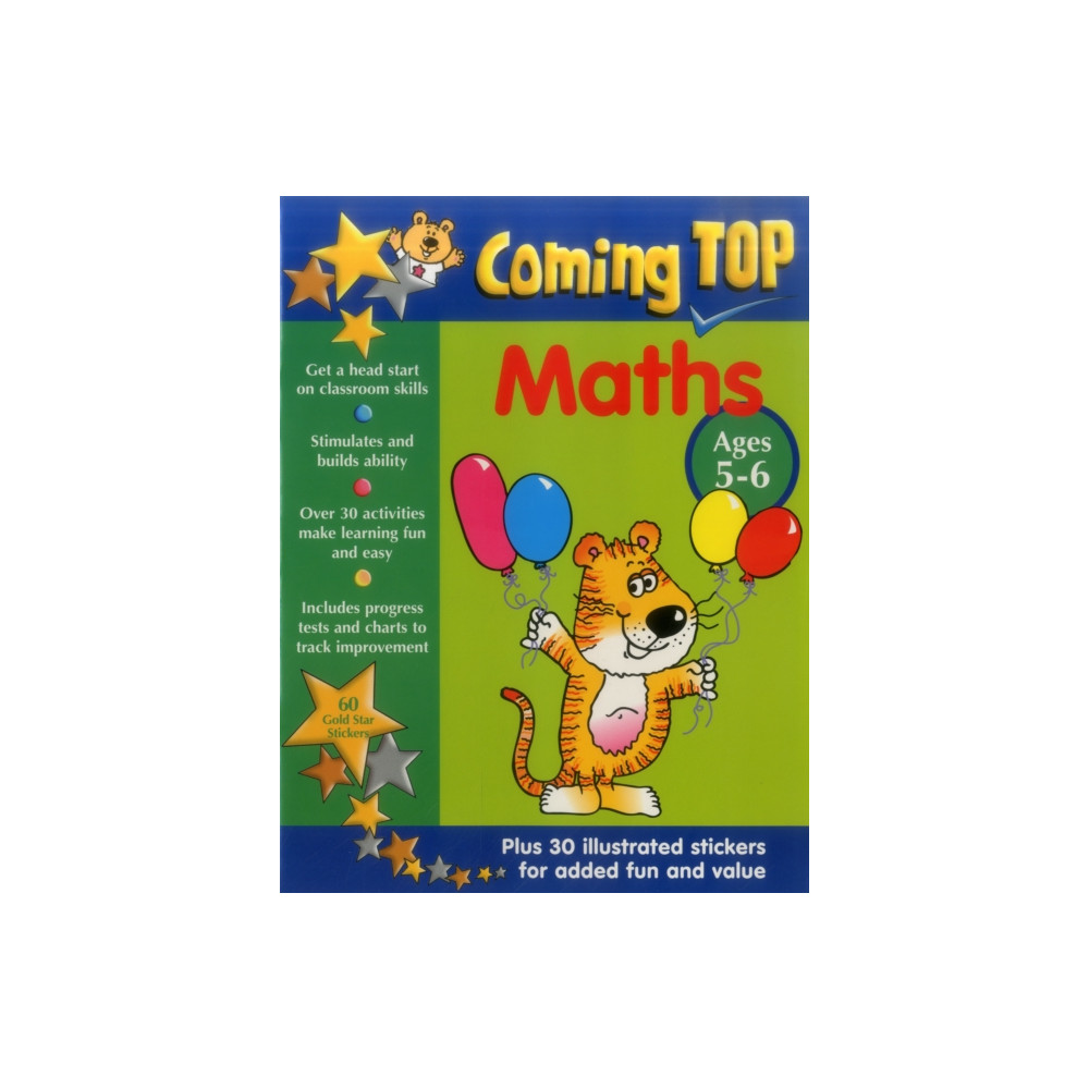 Produktbild för Coming Top: Maths - Ages 5-6 (häftad, eng)