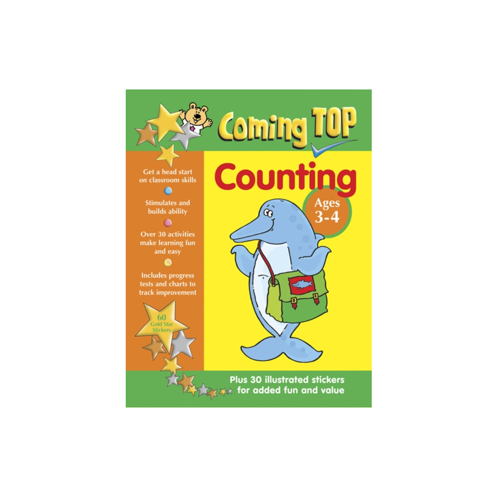 Produktbild för Coming Top: Counting - Ages 3-4 (häftad, eng)