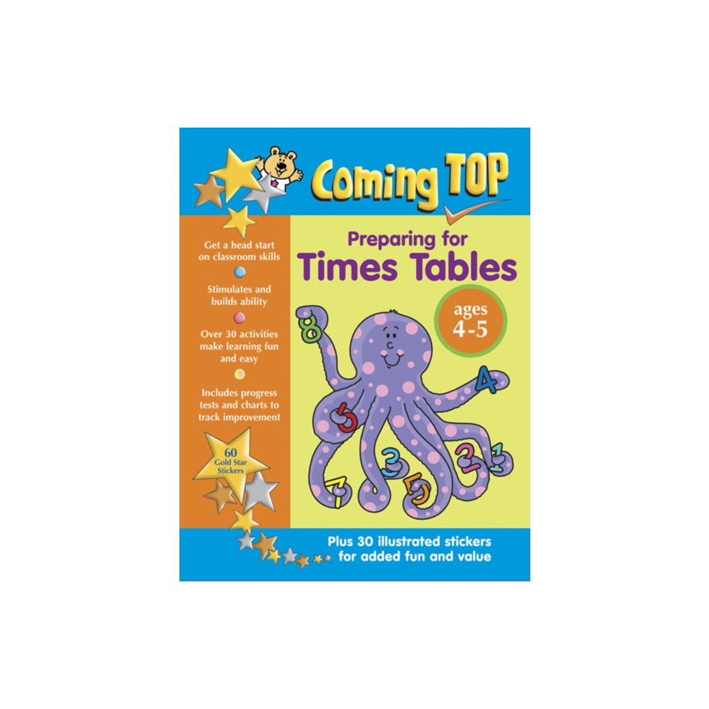 Produktbild för Coming Top: Preparing for Times Tables - Ages 4 - 5 (häftad, eng)