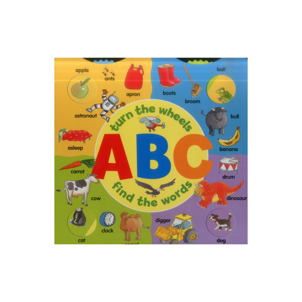 Produktbild för Abc: Turn the Wheels - Find the Words (bok, board book, eng)