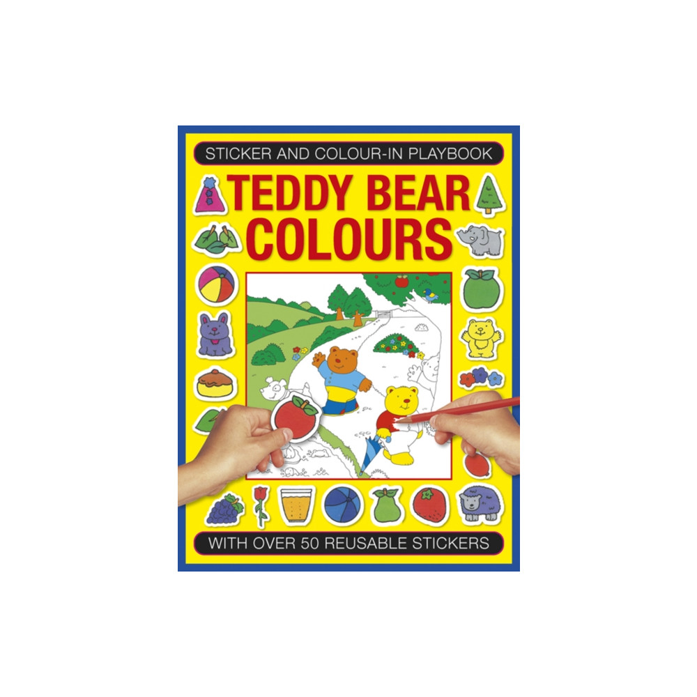 Produktbild för Sticker and Color-in Playbook: Teddy Bear Colors (häftad, eng)