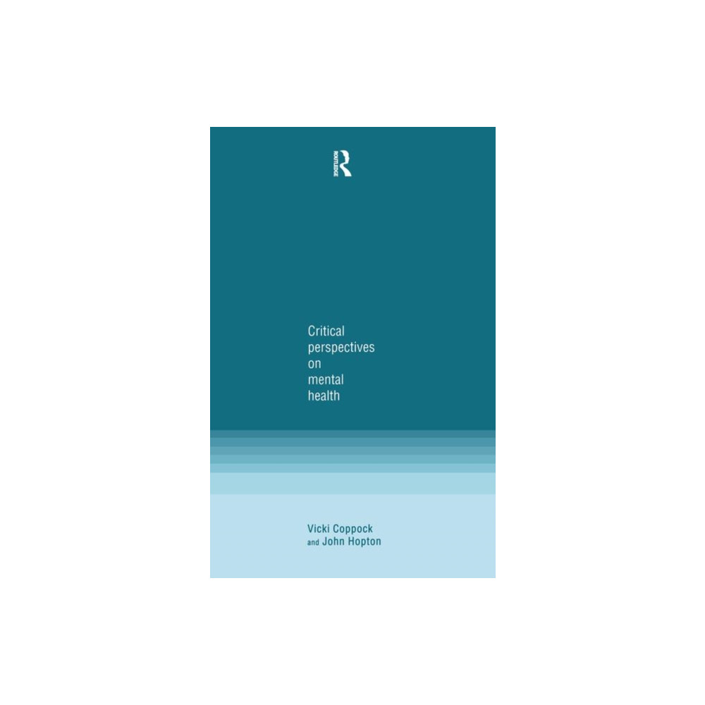 Produktbild för Critical Perspectives on Mental Health (häftad, eng)