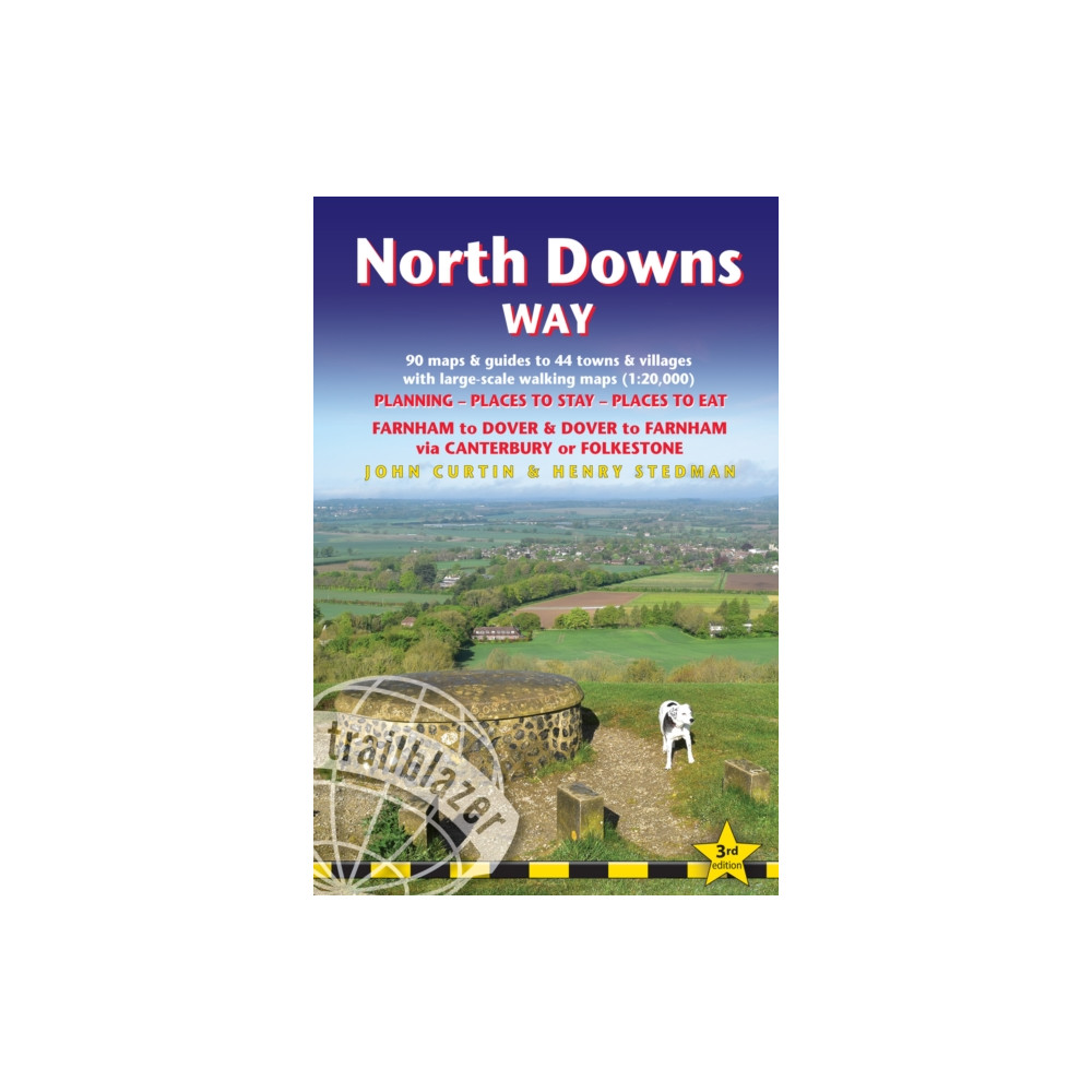 Produktbild för North Downs Way Trailblazer Walking Guide 3e (häftad, eng)