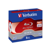 Produktbild för Verbatim - BD-RE DL x 5 - 50 GB - lagringsmedier
