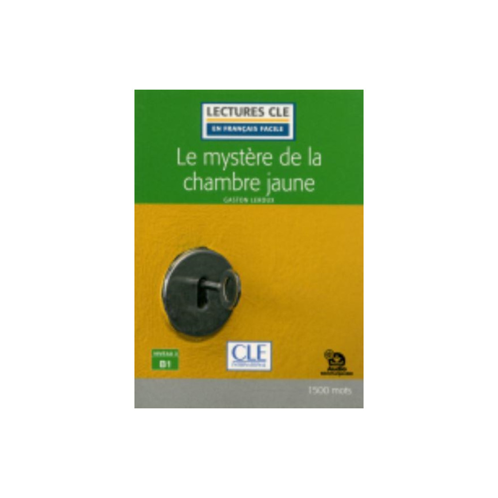 Produktbild för Le mystere de la chambre jaune - Niveau 3/B1 - Lecture CLE en francais facile + Audio (häftad, fre)