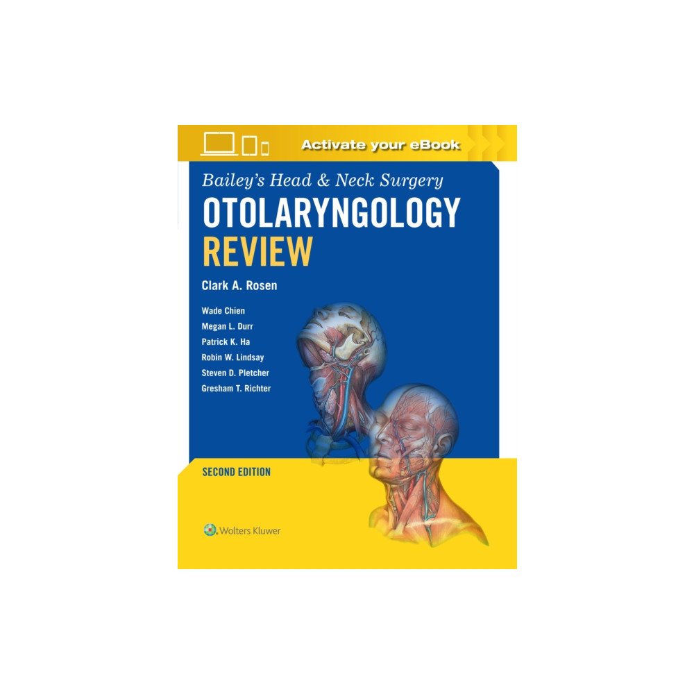 Produktbild för Bailey's Head & Neck Surgery Otolaryngology Review: Print + eBook with Multimedia (häftad, eng)