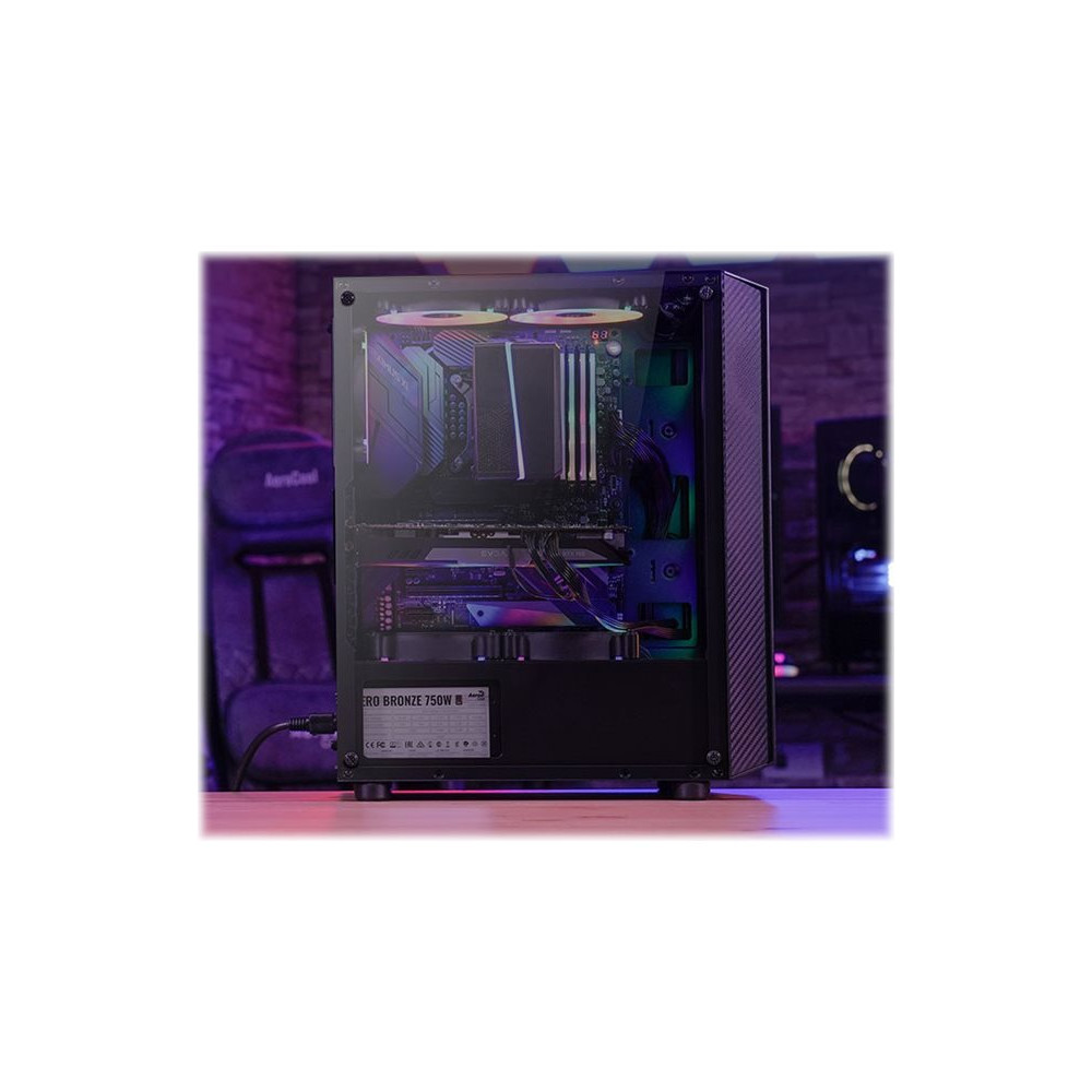 Produktbild för AeroCool Hive FRGB - Tempered Glass Edition - mid tower - ATX