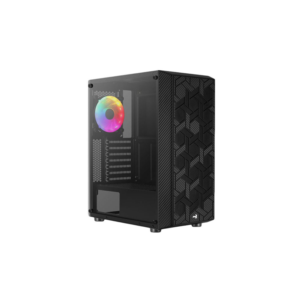 Produktbild för AeroCool Hive FRGB - Tempered Glass Edition - mid tower - ATX