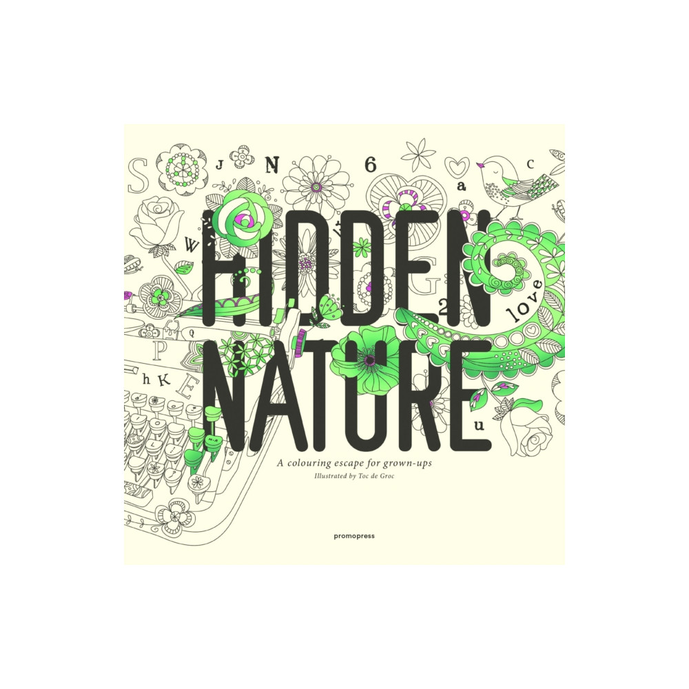 Produktbild för Hidden Nature: A Coloring Book for Grown-Ups (häftad, eng)