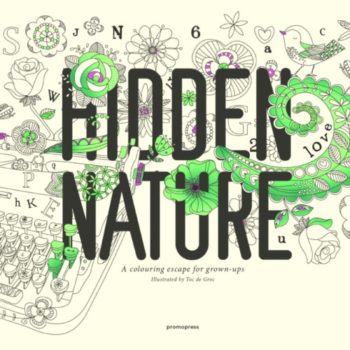 Promopress Hidden Nature: A Coloring Book for Grown-Ups (häftad, eng)