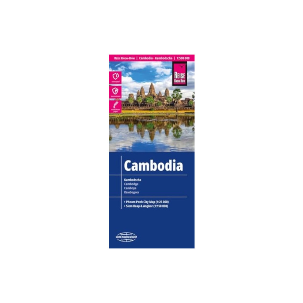 Produktbild för Cambodia (1:500.000)