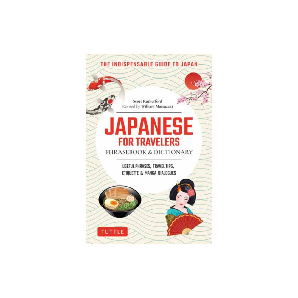 Produktbild för Japanese for Travelers Phrasebook & Dictionary (häftad, eng)