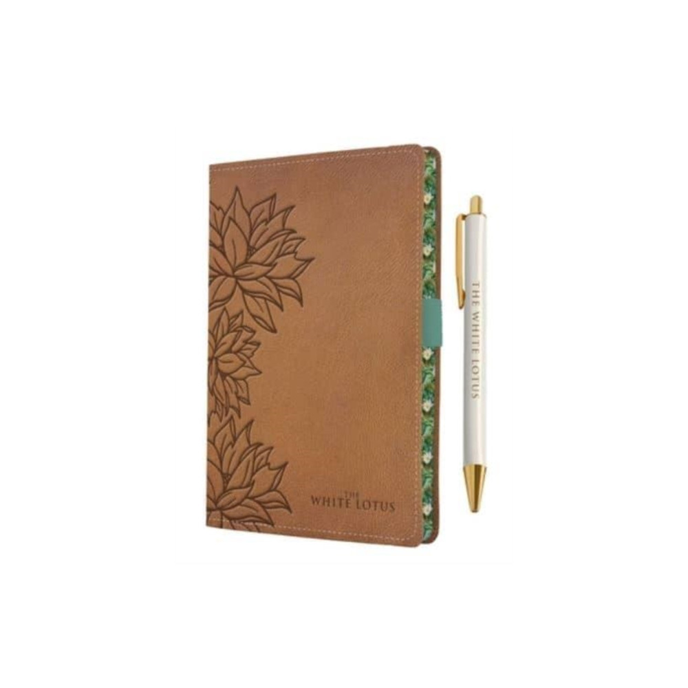 Produktbild för The White Lotus Journal and Pen Set (häftad, eng)