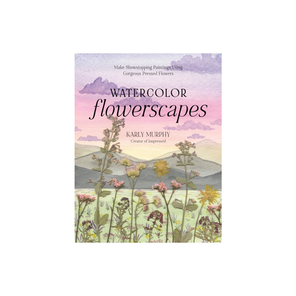 Produktbild för Watercolor Flowerscapes (häftad, eng)