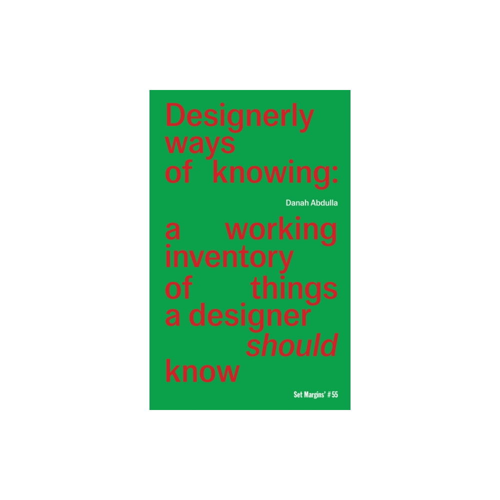 Produktbild för Designerly ways of knowing (häftad, eng)