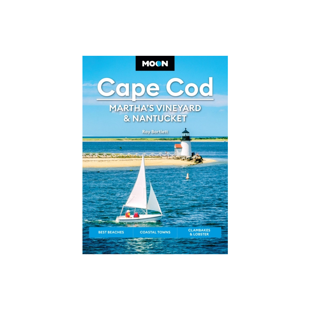 Produktbild för Moon Cape Cod, Martha's Vineyard & Nantucket (Seventh Edition) (häftad, eng)