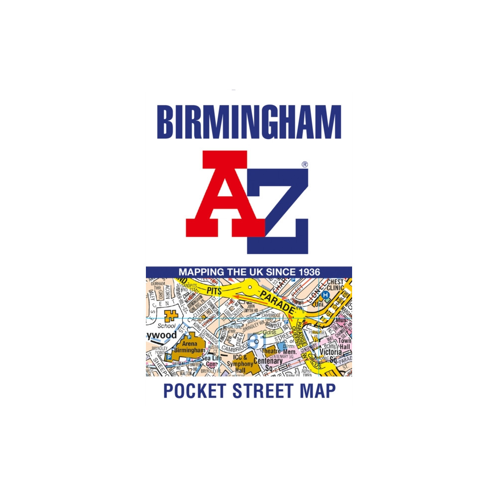 Produktbild för Birmingham A-Z Pocket Street Map