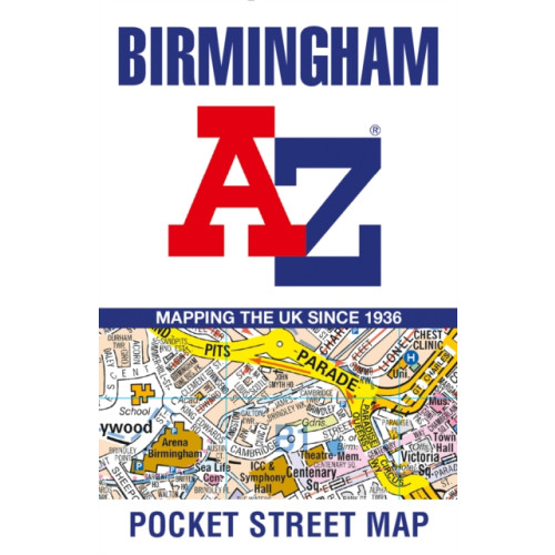 Birmingham A-Z Pocket Street Map, HarperCollins Publishers English Book