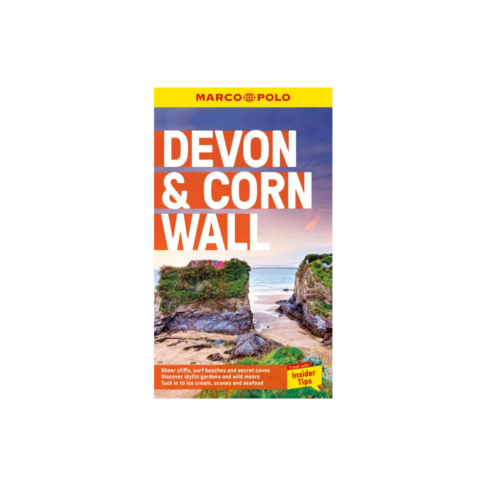 Produktbild för Devon and Cornwall Marco Polo Pocket Travel Guide - with pull out map (häftad, eng)
