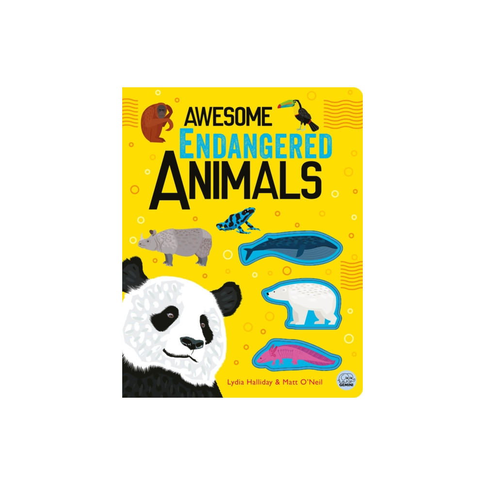 Produktbild för Awesome Endangered Animals (inbunden, eng)