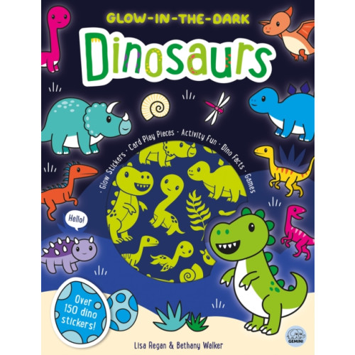 Gemini Books Group Ltd Glow-in-the-Dark Dinosaurs Sticker Activity Book (häftad, eng)