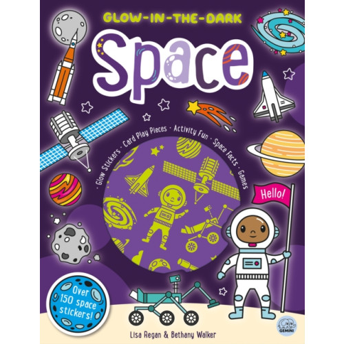 Gemini Books Group Ltd Glow-in-the-Dark Space Sticker Activity (häftad, eng)