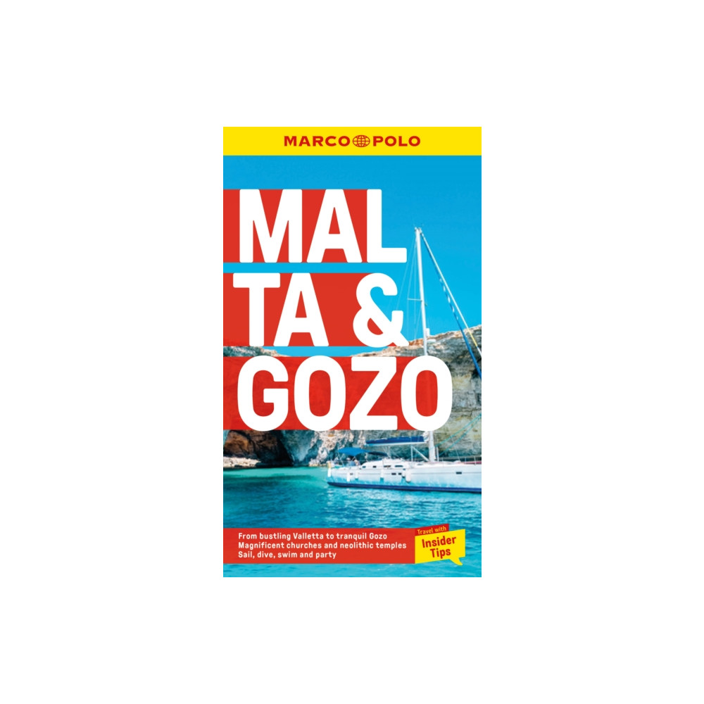 Produktbild för Malta and Gozo Marco Polo Pocket Travel Guide - with pull out map (häftad, eng)