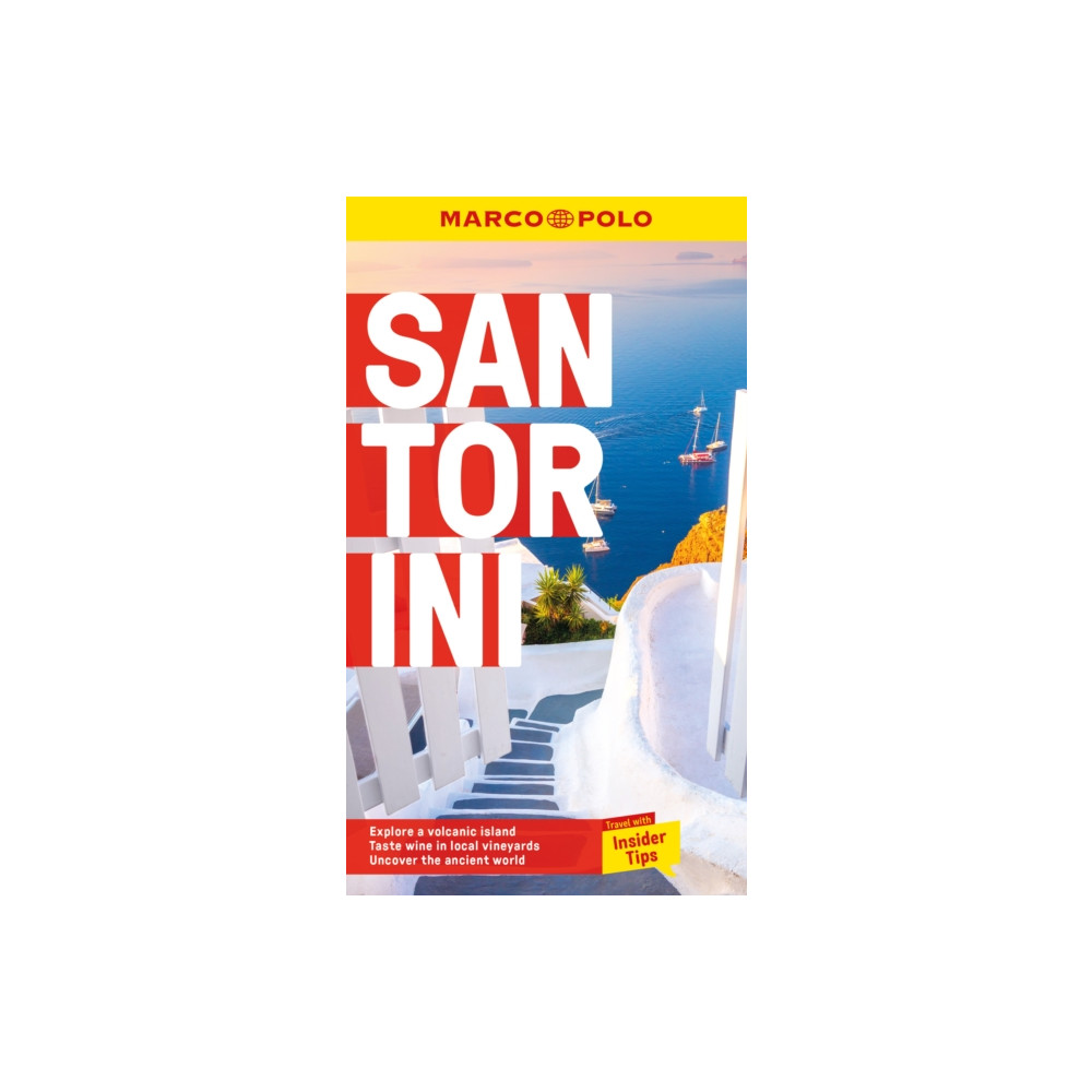Produktbild för Santorini Marco Polo Pocket Travel Guide - with pull out map (häftad, eng)
