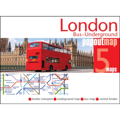Heartwood Publishing London Bus and Underground PopOut Map