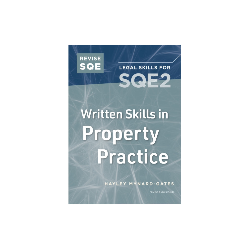 Produktbild för Revise SQE Written Skills for SQE2: Questions & Answers in Property Practice (häftad, eng)