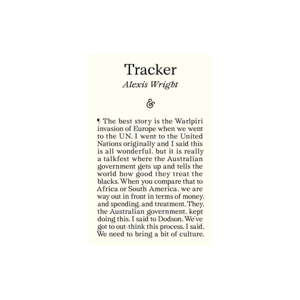 Produktbild för Tracker (häftad, eng)