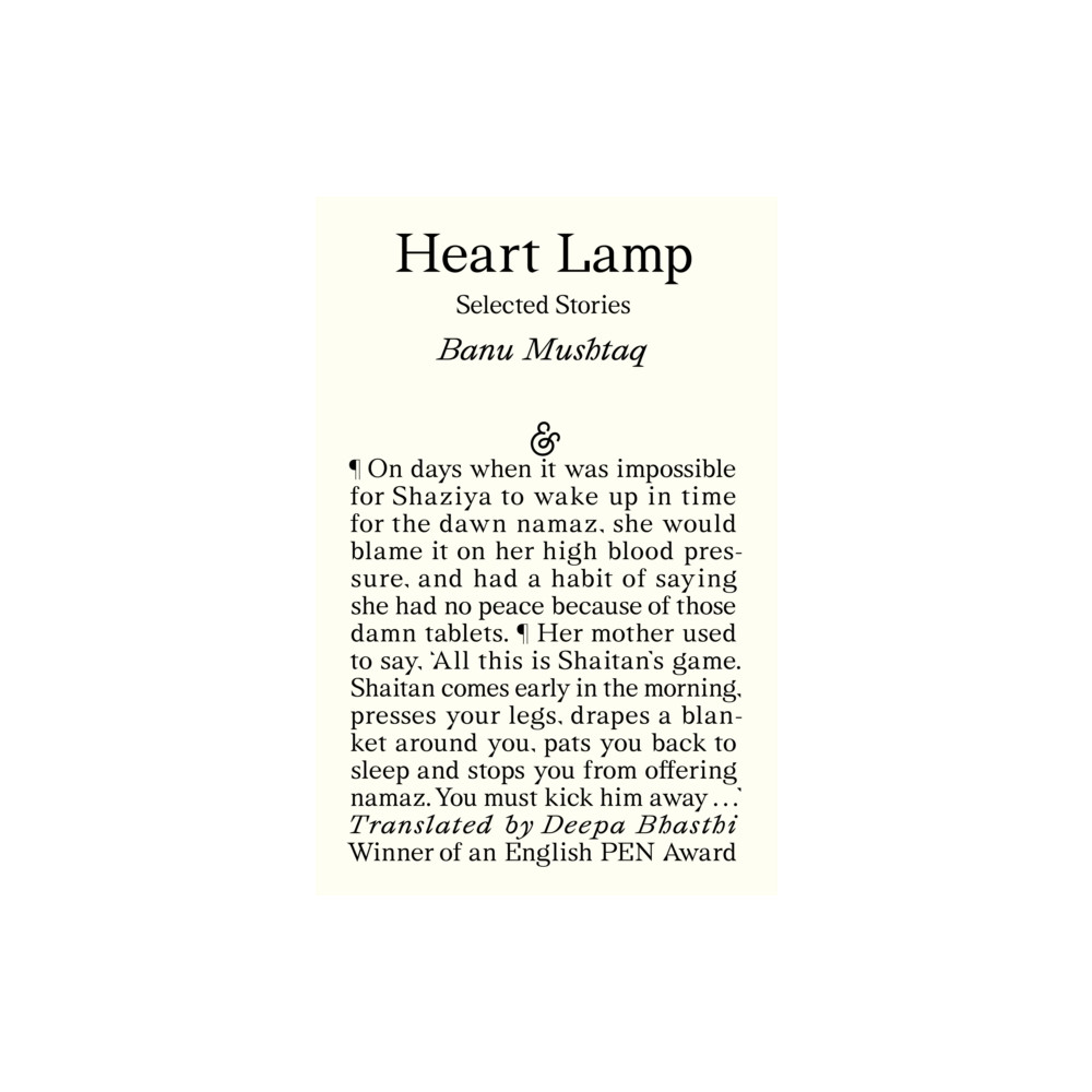 Produktbild för Heart Lamp: Winner of the 2025 International Booker Prize (häftad, eng)