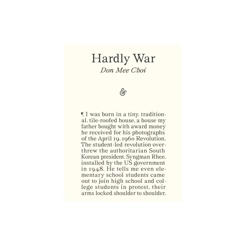 Produktbild för Hardly War (häftad, eng)