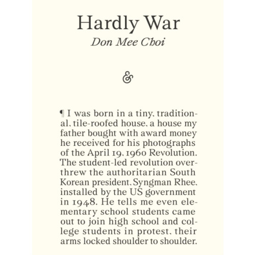 And Other Stories Hardly War (häftad, eng)
