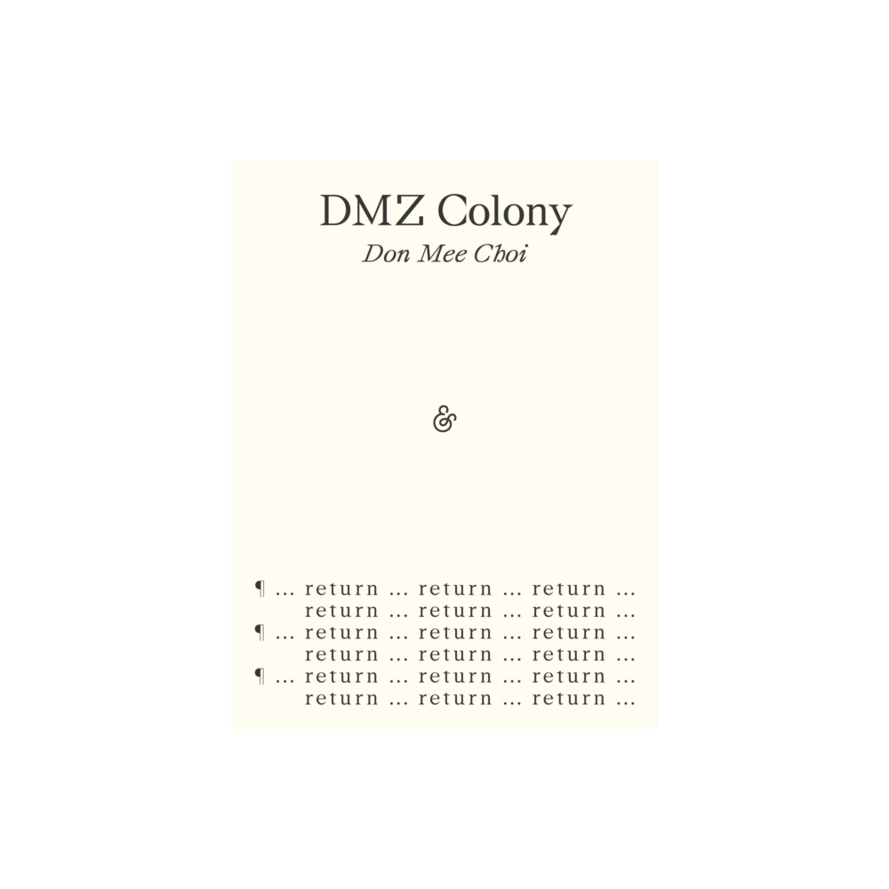 Produktbild för DMZ Colony (häftad, eng)