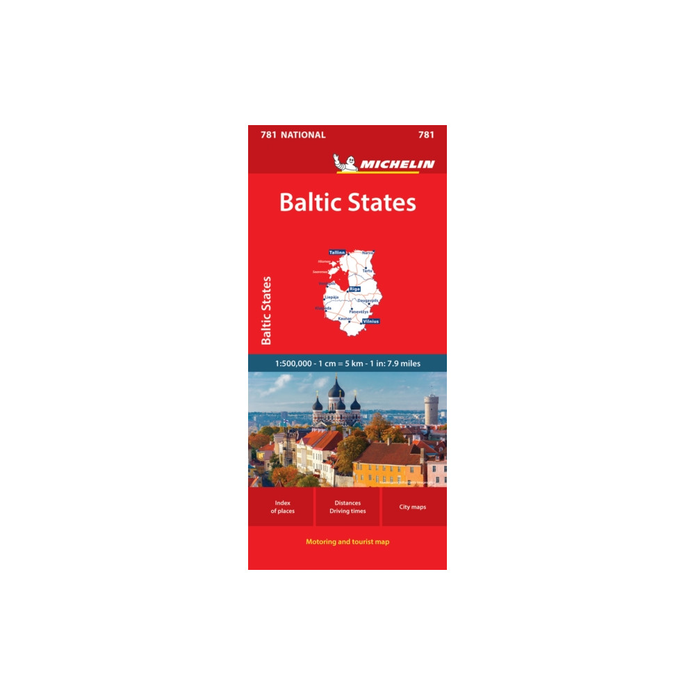 Produktbild för Baltic States - Michelin National Map 781